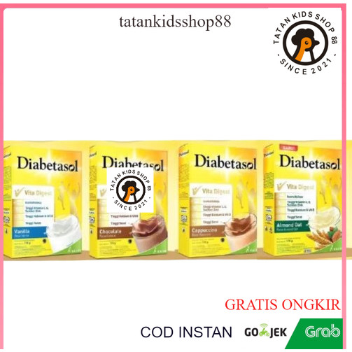 

Susu Diabetasol Vanilla Chocolate Cappucino 180gr atau 170gr