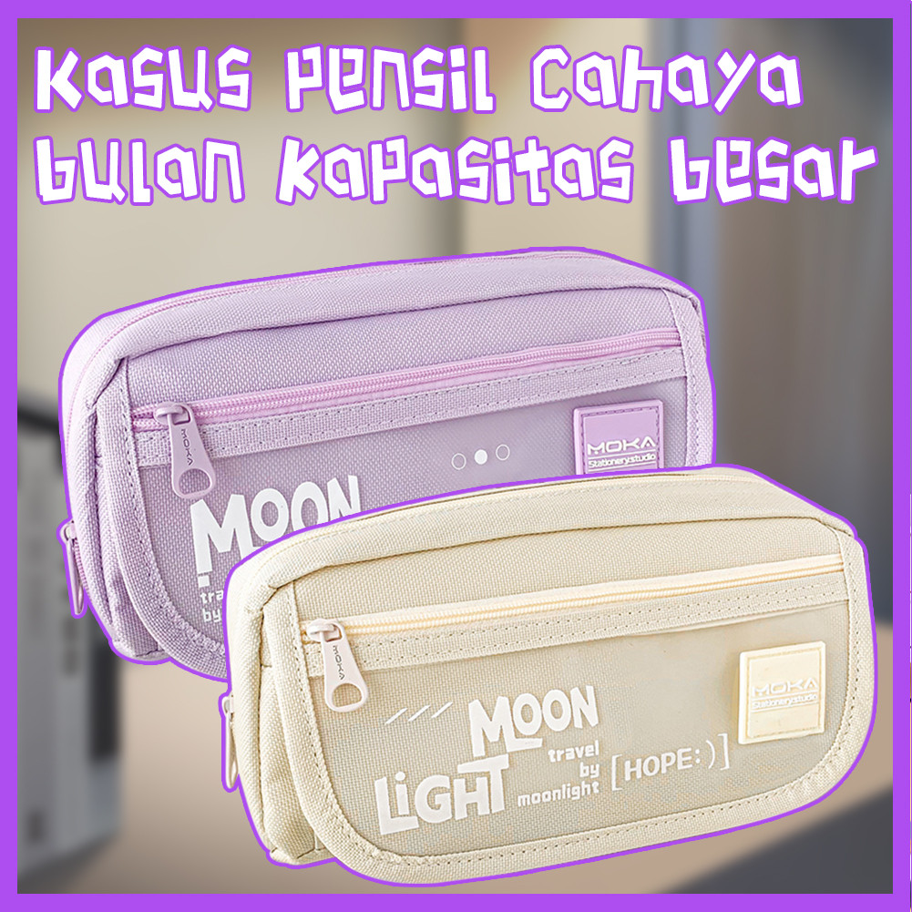 

Kotak Pensil Aesthetic Pencil Case Kapasitas Besar Tempat Pensil Pen Pouch Lucu Stationery Organizer