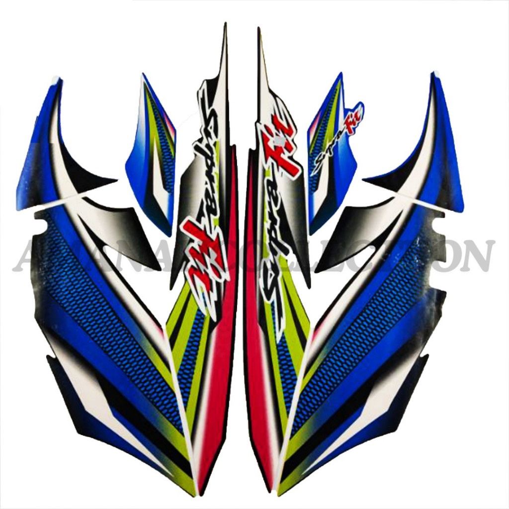 Stiker Striping SUPRA FIT 2004  Striping Standar SUPRA FIT 2004 TERMURAH DAN TERLARIS