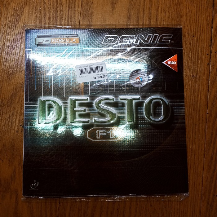 Karet Bet Donic DESTO F1 (100% ORIGINAL) - Hitam