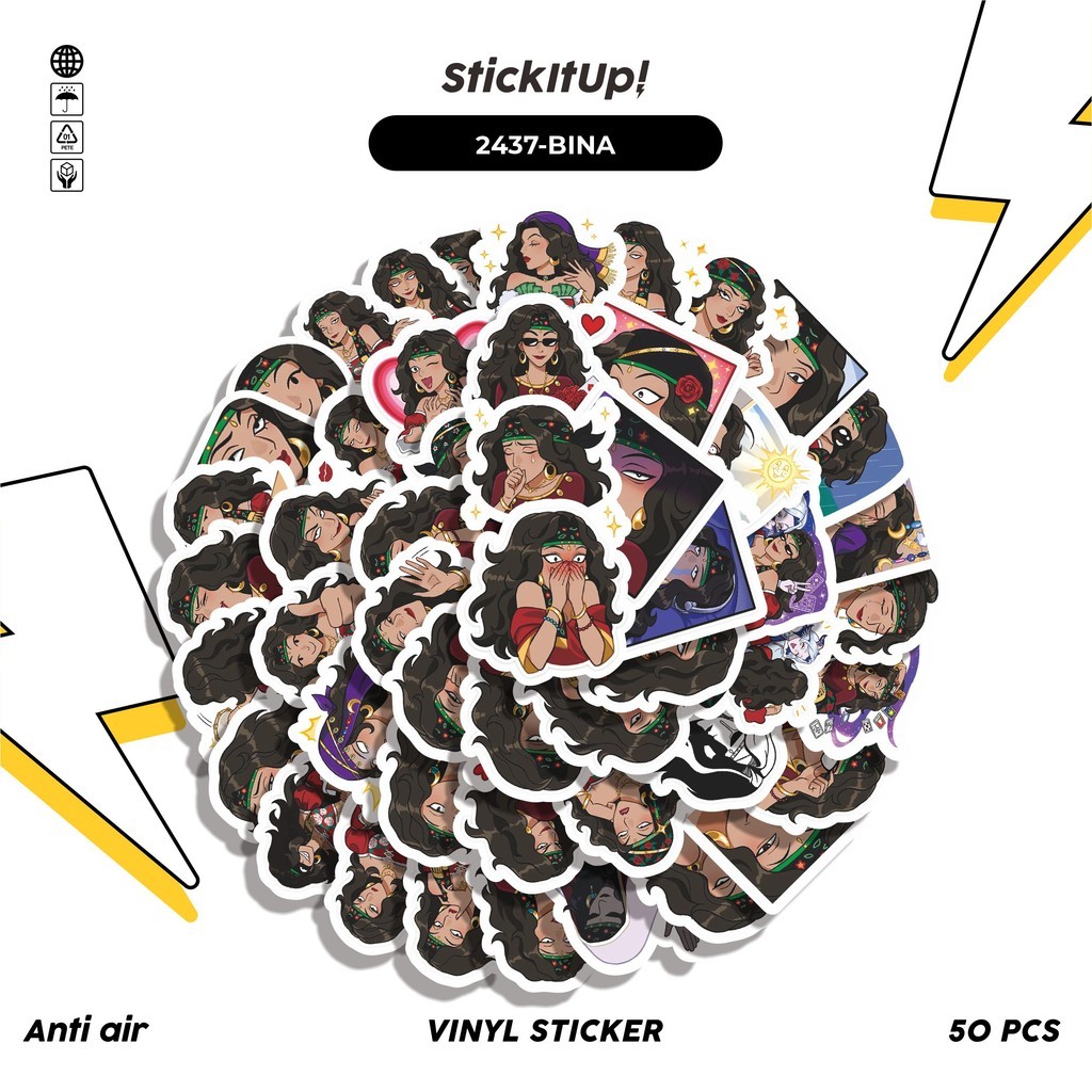 

COD✨ 50 Pcs Stiker FUNNY CHARACTER SABINA THE TELLER STICKER PACK 01 Lucu Anti Air Untuk Dekorasi Notebook Sepeda Skateboard Handphone DIY