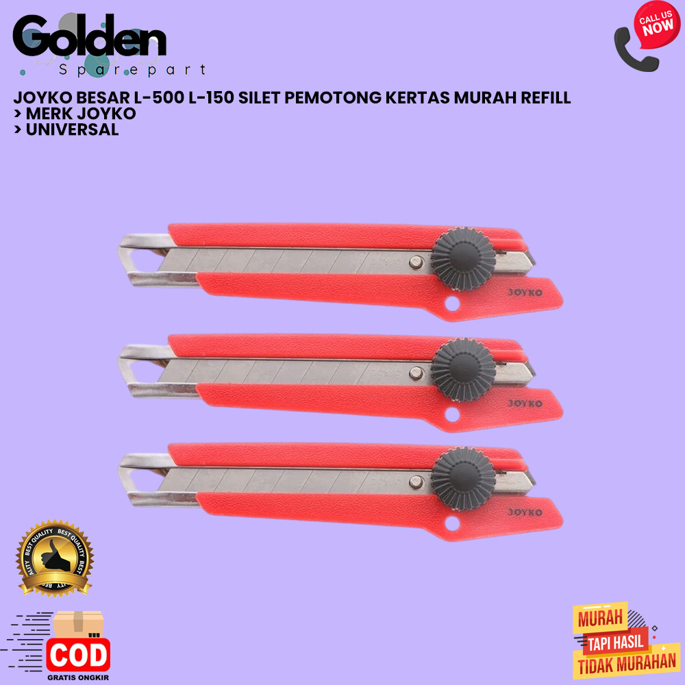 

JOYKO BESAR L-500 L-150 SILET PEMOTONG KERTAS MURAH REFILL GOLDENS