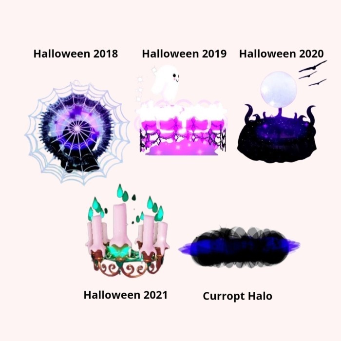 "WY.SY" - READY STOCK Halloween Halo | Royale High | Roblox - Curropt Halo