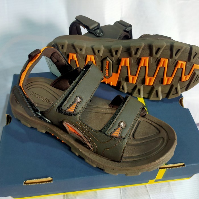 ✨TERLARIS - Sandal gunung pria merk Homyped art Merapi ,coklat