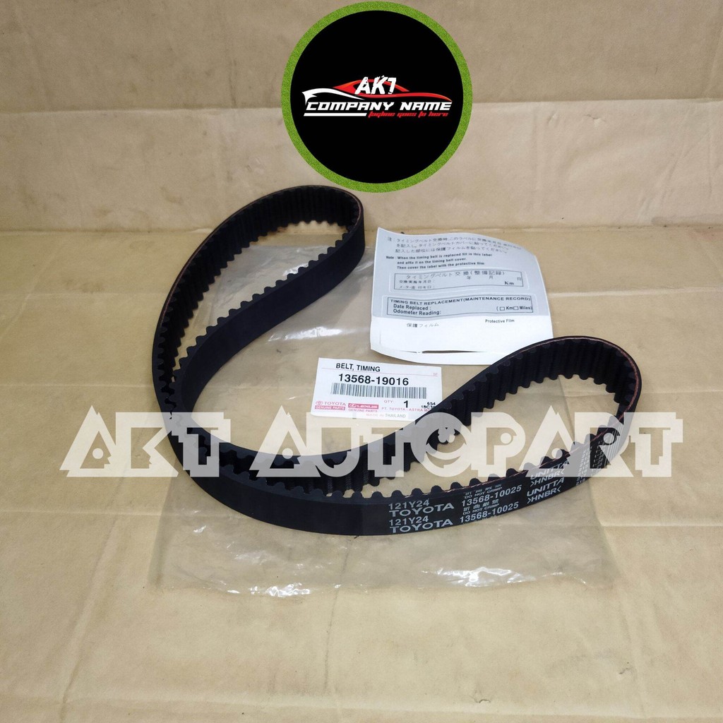 Timing belt tali sabuk timing Toyota Starlet 1.0 cc 1000cc Ep70 Ep80 13568-19016