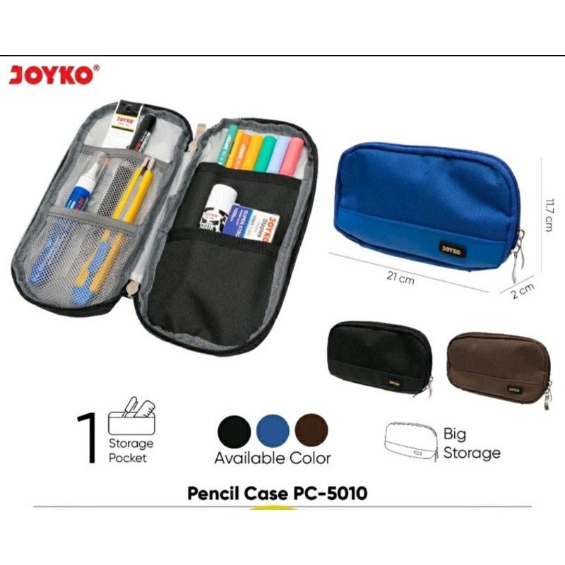 

Pencil Case / Kotak Tempat Pensil kantong Jumbo Joyko PC-5010