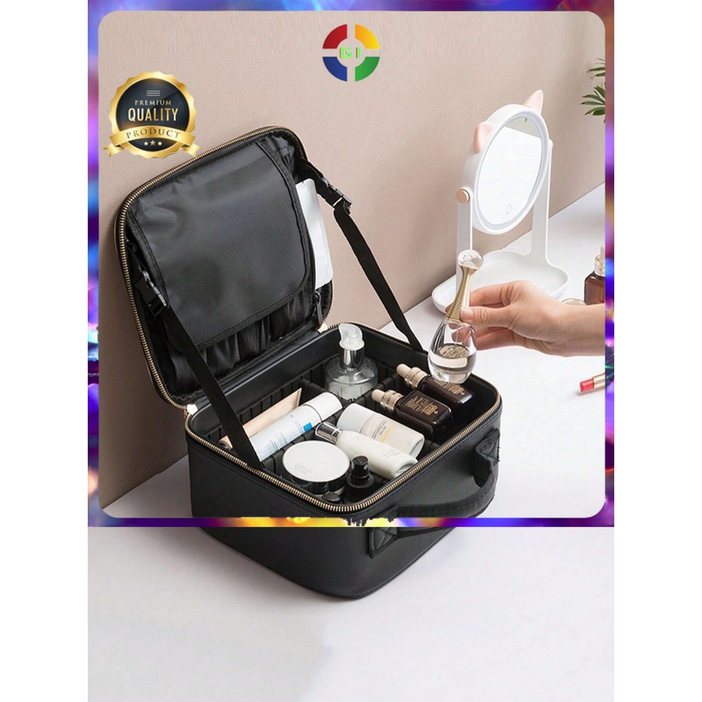 (GI) Tas Make Up Kosmetik Besar Muat Banyak Small