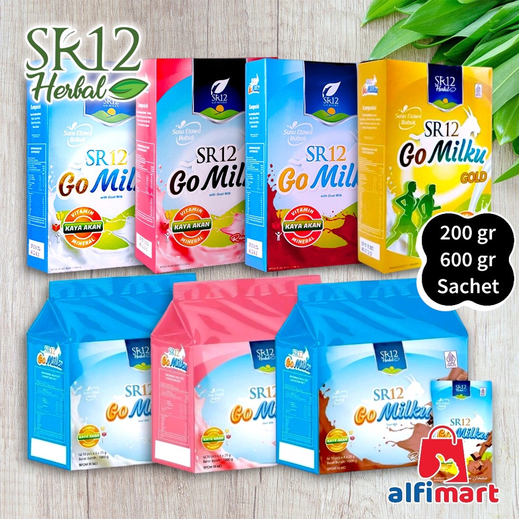 

SR12 - GoMilku Susu Kambing Etawa Premium 25g 200g 600g / Go Milku GOLD Original Stroberi Strawberry Cokelat Coklat Gold kemasan sachet 40 x 25 gram kemasan 200 gram 600 gram 1000 gram