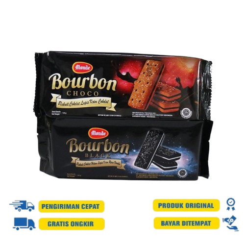 

Biskuit Monde Bourbon Choco / Black 140gr