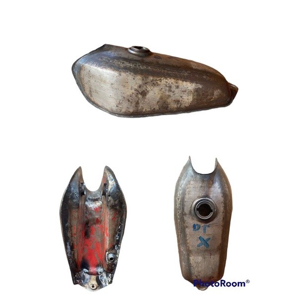 Tengki trail klasik model DT 100 X DTX Tangki Trail Tua Yamaha DT100 tengki trail jadul vintage baha