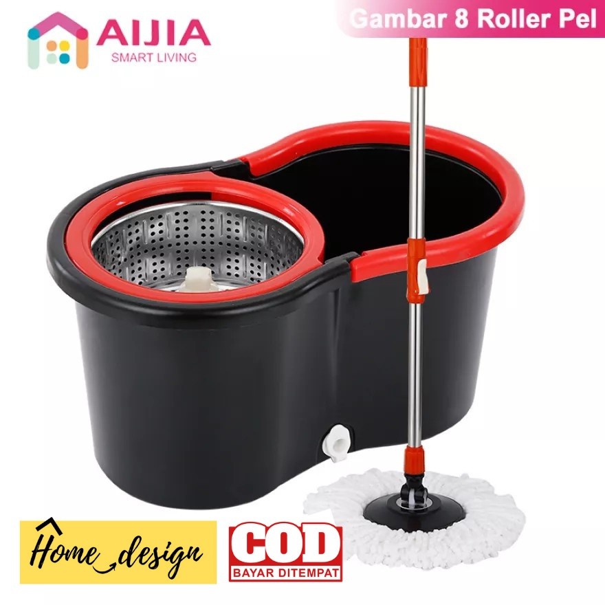 AIJIA Spin Mop Alat Pel Lantai / Ultra Mop Aclima Alat Pel Putar Murah