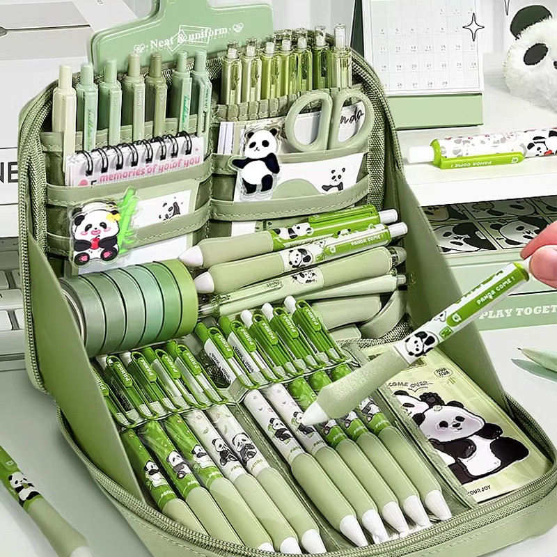 

Anak Stationery 12 Layer Tas Tempat Pensil Case Pouch Transparan Kapasitas Besar Kantor