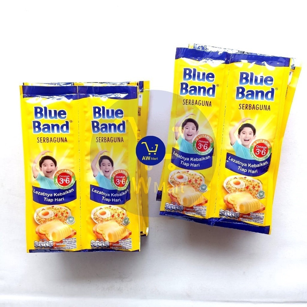 

MENTEGA BLUE BAND SERBAGUNA RENCENG ( ISI 6 SACHET X 15 GRAM ) - BLUEBAND RENCENG