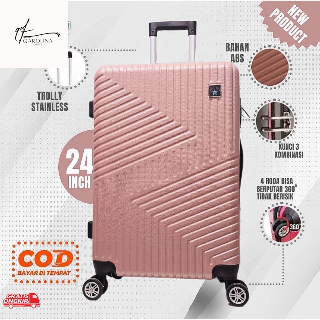 Koper Terkini / [MANDIRITAS] KOPER 24 INCH -  KOPER FIBER KOPER POLO 816 KOPER BAGASI BISA COD