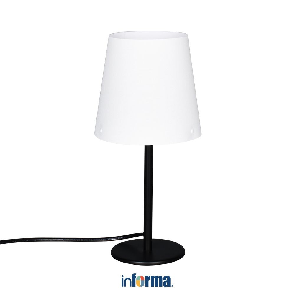 Informa Bliss Lampu Meja - Hitam Matte Decorative Table Lamp Lampu Dekorasi Meja Serbaguna Alat Pene
