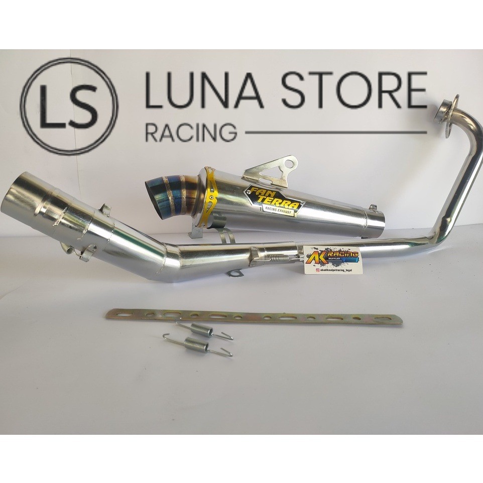 Knalpot Racing FANTERRA untuk Motor MX, Satria FU, MX KING, Satria FI, Sonic, Supra GTR, CS 1