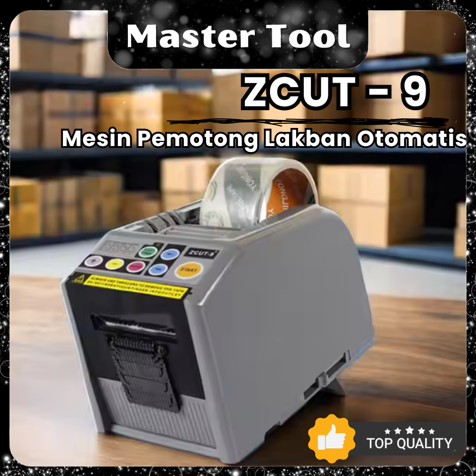 

Master Tool (Garansi 1 Tahun) Produk Terlaris Mesin Pemotong Lakban Otomatis Alat Z-Cut 9 Tape Dispenser Automatic Cutting MST