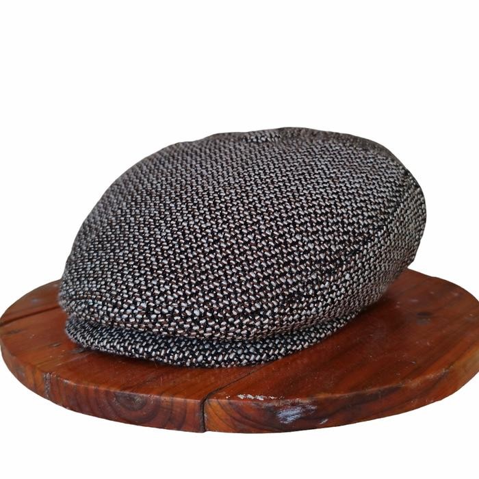 Topi flat cap hooligan topi pet wool premier klasik - M