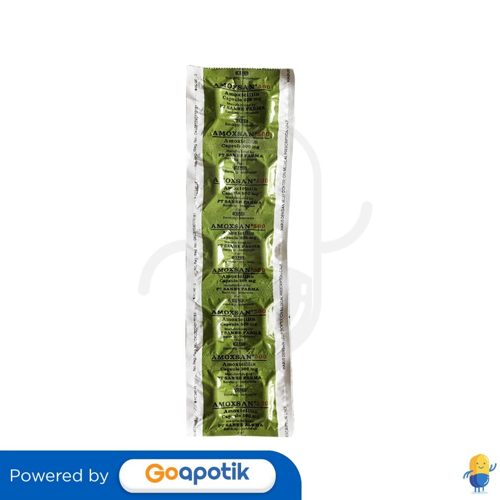 Amoxsan 500 Mg Strip 10 Kapsul