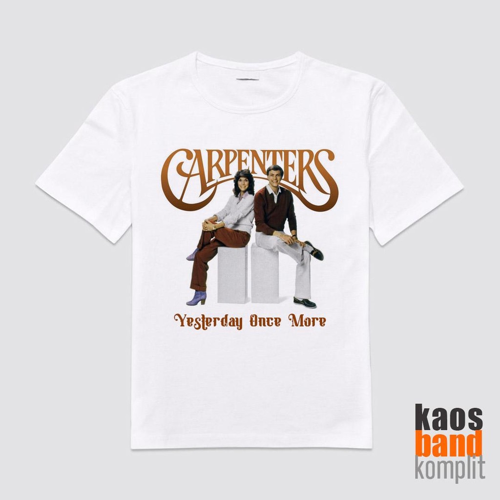 Kaos Band Vintage - THE CARPENTERS - white