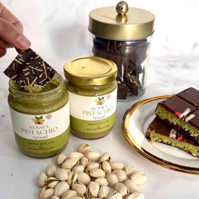 

New SELAI KUNAFA PISTACHIO SPREAD | ISIAN COKLAT DUBAIPremium