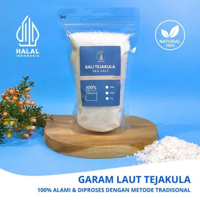 

Garam natural Bali Tejakula | Tejakula sea salt 1kg