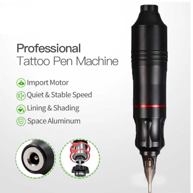 Mesin Tato Rotary Tattoo Gun Machine Kit 11 Sets -