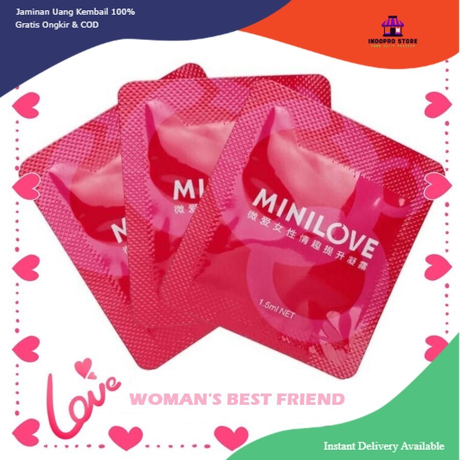 Minilove gel orgasmic booster wanita original