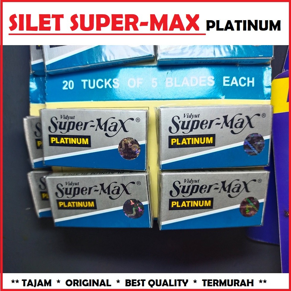 silet supermax platinum original tajam best quality
