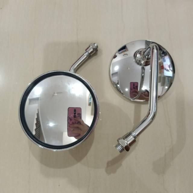 Spion Bulat Mini drat model vespa universal matic bebek