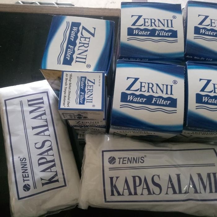 Paket 5 Filter Air Zernii plus 5 karbon dan 5 kapas