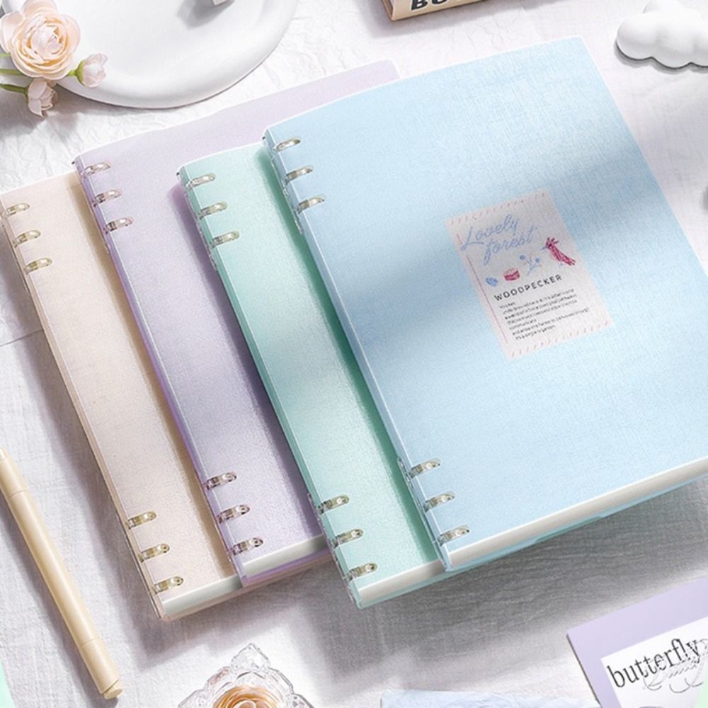 

High Quality A5/B5 Loose Leaf Notebook Detachable Binder Ring Thick Writing Notepad Planner Book School Office