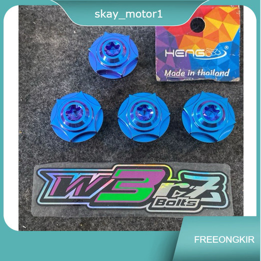 Baut probolt titanium tutup oli mesin original aerox nmax universal