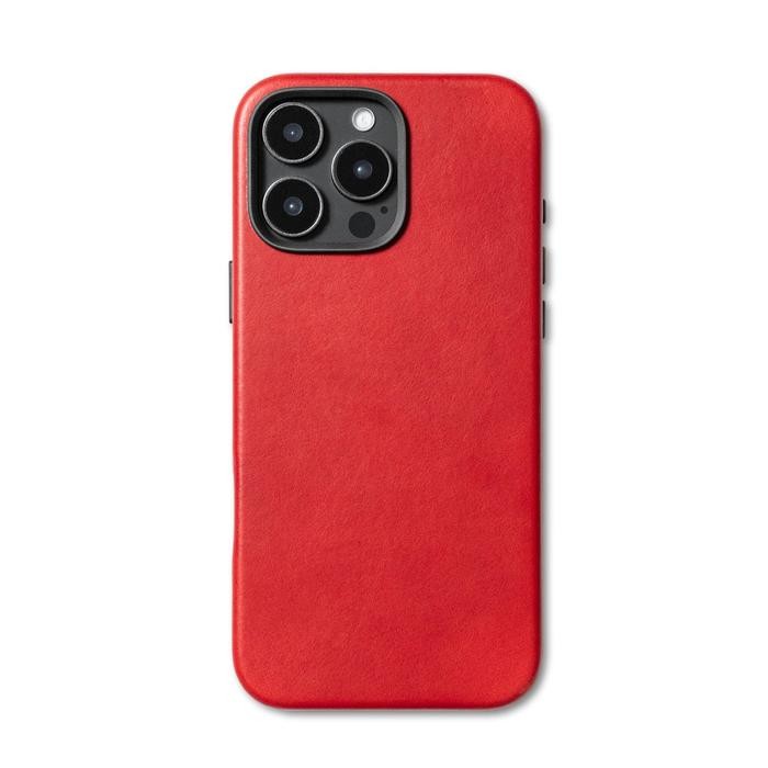 Leather Case for iPhone 16 Pro Max Plus Andar The Aspen Casing Cover Original New - Red, 16 Pro