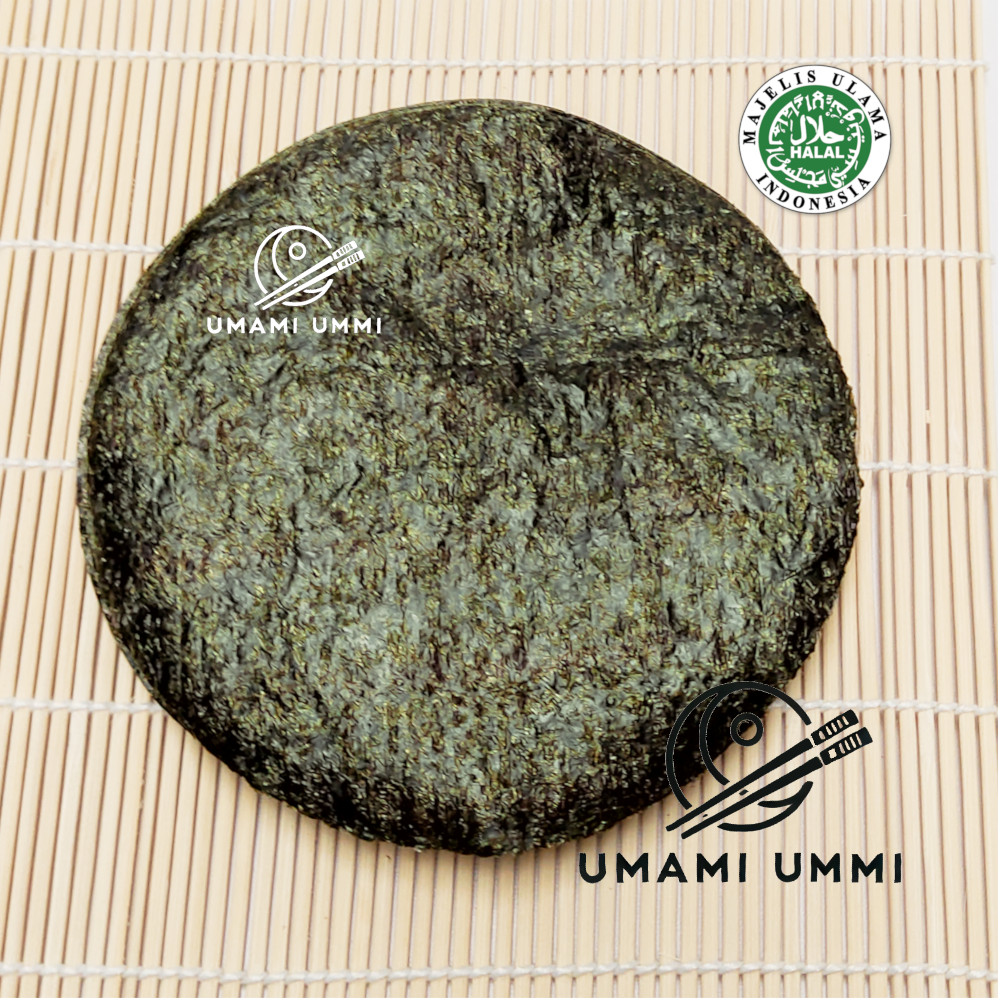 

Tokinori Nori Bulat 50 Lembar Seaweed Rumput Laut Kering untuk Taco Sushi, Onigiri, Bento