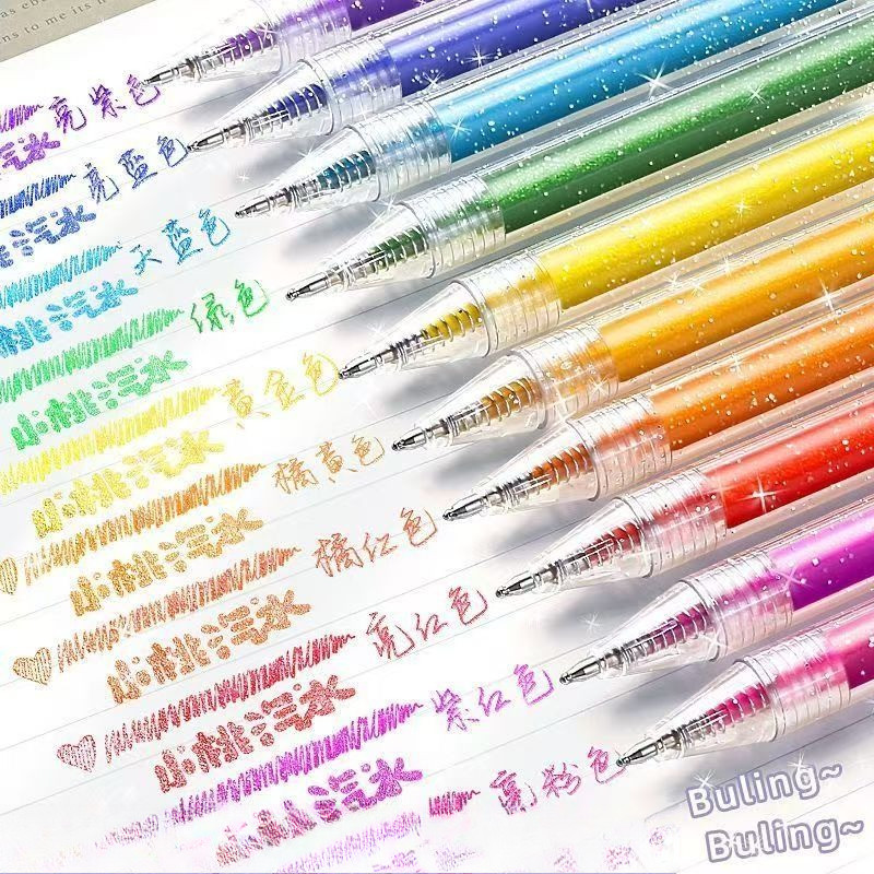 

Pulpen Gel 40 Warna - Glitter & Pastel, 1.0mm, untuk Art & Sekolah Stationery
