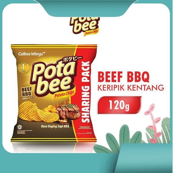 Potabee Keripik Kentang Beef BBQ 120 gr