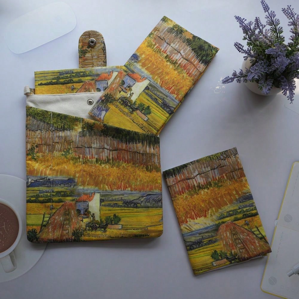 

Fromthenon A5 A6 Weeks Rural Scenery Book Planner Case Cover Protective Shell Journal Cover Protector Office Stationery Supplies