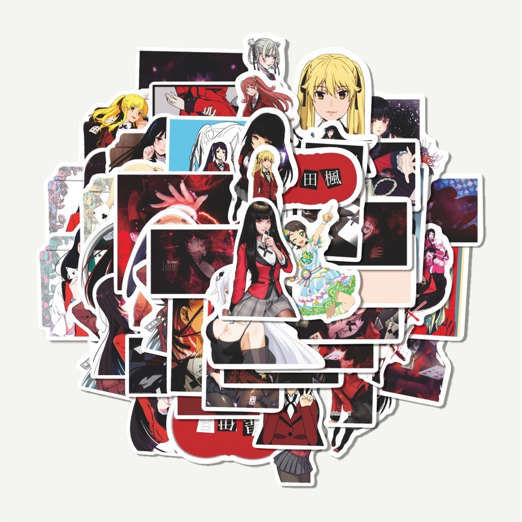 

Sticker Pack Sticker Anime Kakegurui Sticker | Sticker TUMBLR | Stiker LAPTOP KOPER HELM