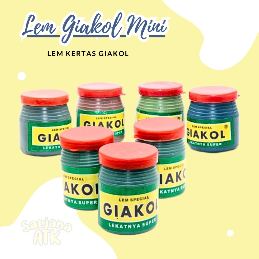 

Lem Kertas / Lem Colek / Lem Murah / Lem GIAKOL Kecil