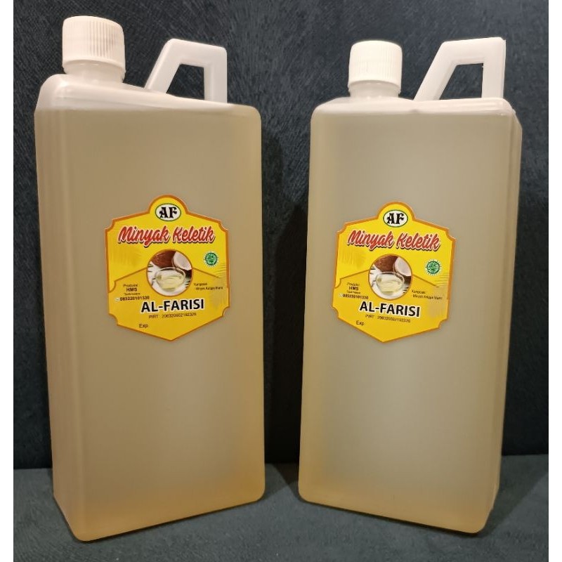 

Minyak Kelapa Keletik 100 % Asli Non RBD 1 liter