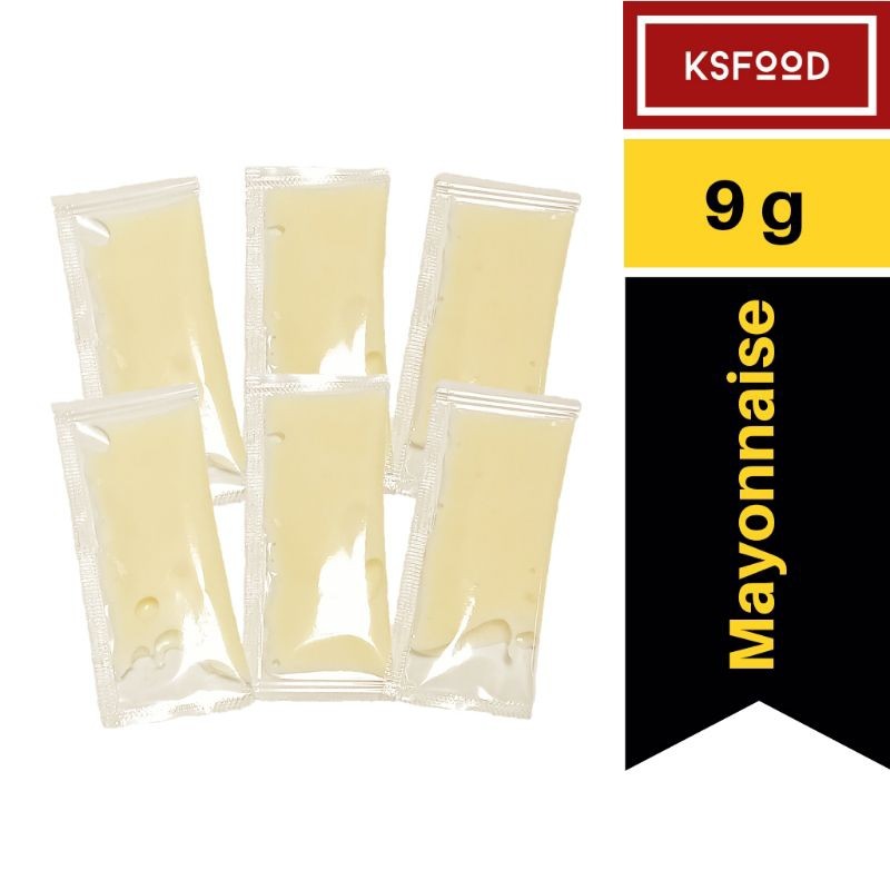 

Mayonaise 9 gram Isi 500 sachet (1 dus)