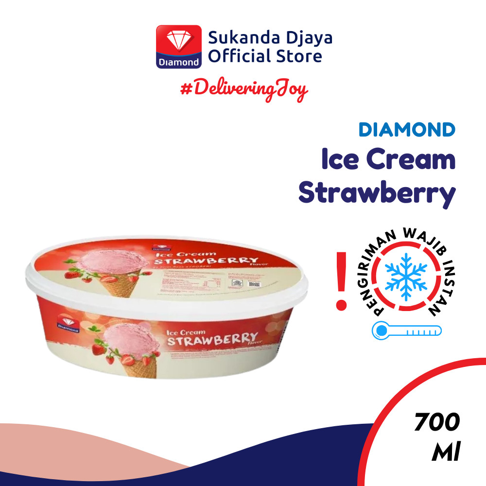 

Diamond Ice Cream Strawberry 700 Ml