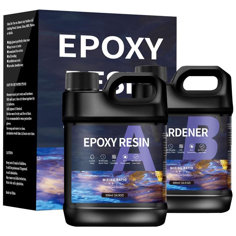 

500/1000ml 1:1 AB Resin Epoxy Glue High Adhesive Hardener Crystal Glue Jewelry Making Transparent Mixed Clear DIY Resin Craft