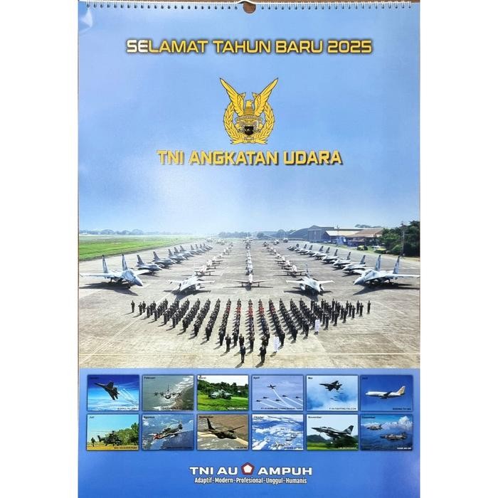 

KALENDER TNI ANGKATAN UDARA - Meja 2025