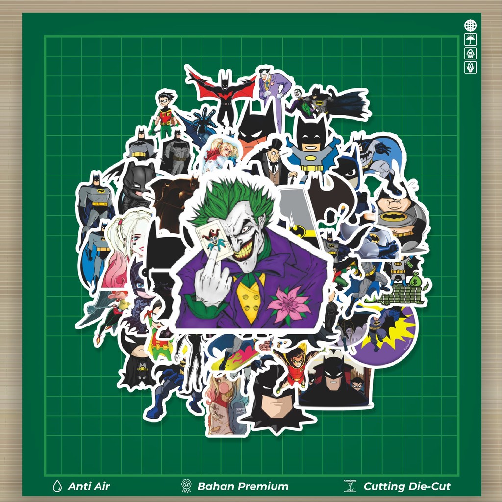 

HOT 50 PCS STIKER Stiker Kartun Batman Stiker Fashion Cars Decal Dingin Kartu Album Custom Vinyl Anti Air- Sticker Aesthetic Buku Journal Koper Casing HP Tablet Laptop Helm Motor Botol Minum