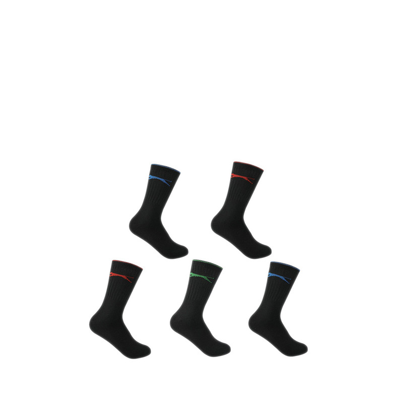 Slazenger Men's Leisure Crew Socks - Bright Asst