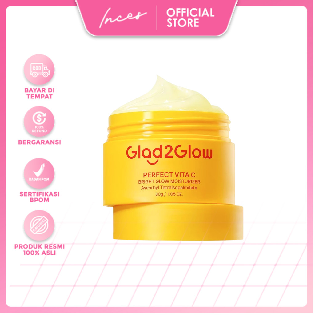 INCES - Glad2Glow Perfect Vita C Bright Glow Moisturizer 30g