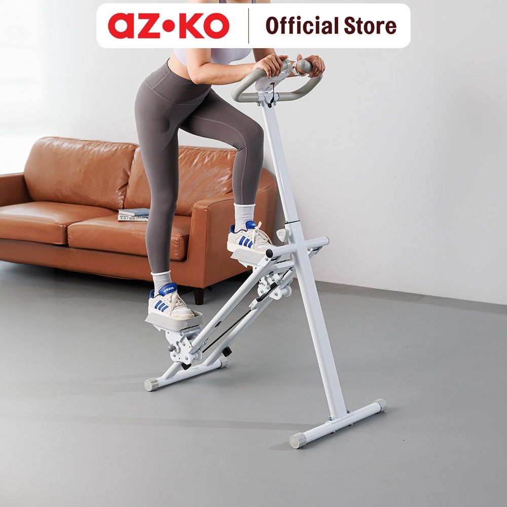 AZKO Kinetic Stair Climber Exercise - Putih Peralatan Fitnes Alat Gym Peralatan Olahraga