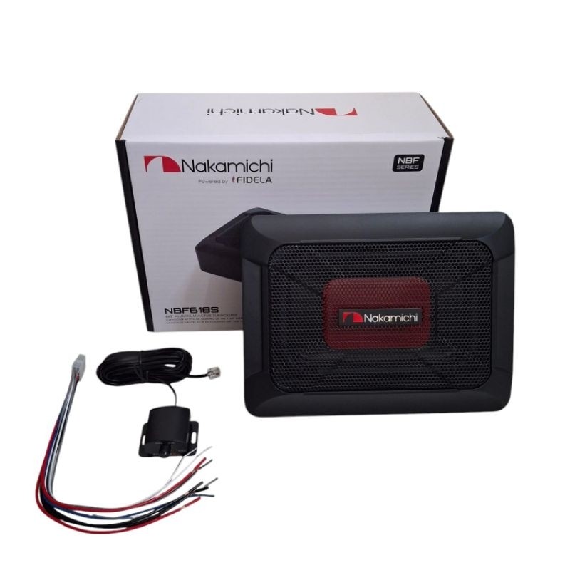 Subwoofer kolong nakamichi NBF618S subwoofer aktif nakamichi 6x8"